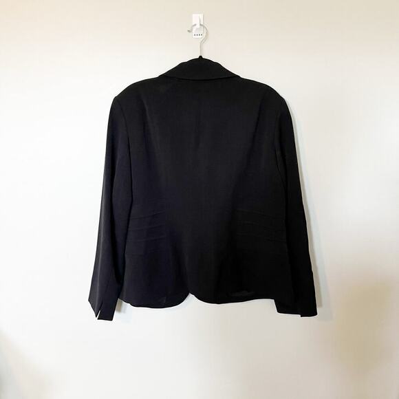 Lane Bryant black blazer hook rhinestone clasp women’s size 18 - Picture 2 of 9